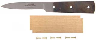 3" Green River Paring Knife Kit with Maple Handle